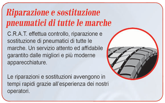 Riparazione/Sostituzione pneumatici