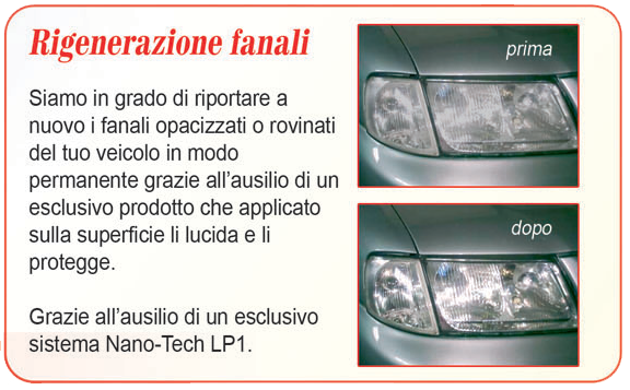 Rigenerazione fanali